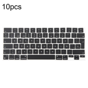 Lot de 10 touches de raccourci pour MacBook A2681, A2941, A3113, A3114, version UK, langue : Espagne SH44081392-20